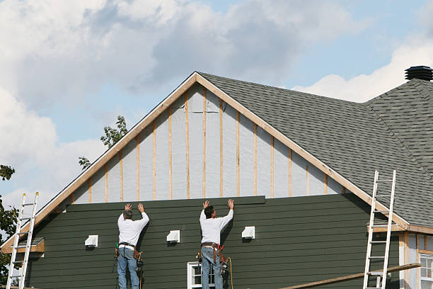Professional Emergency Siding Repair technician working in Westover, WV